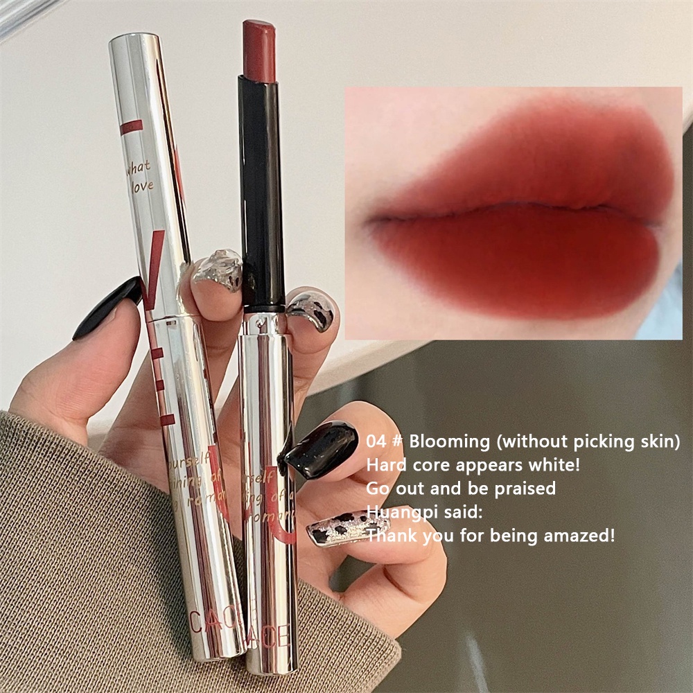 Thỏi Bạc Nhỏ Son Môi Velvet Mờ Lâu Trôi Chống Dính Cốc Son Môi Sinh Viên Son Môi Giá Rẻ JULYSTAR