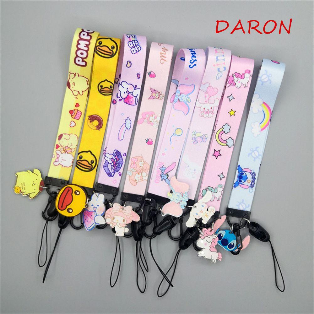 Dây Đeo Điện Thoại / Chìa Khóa Bằng Acrylic Hình Mèo Melody Hoạt Hình Dễ Thương