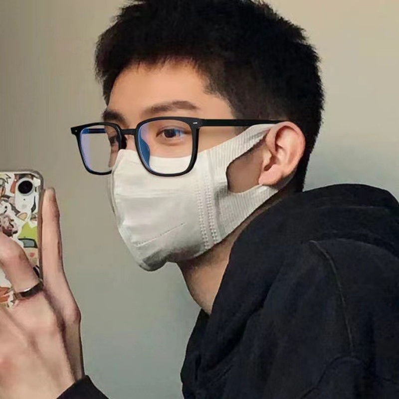 Mắt Kính  COD  Phẳng Thay Đổi Màu Đen Phong Cách Retro Thời Trang Dành Cho Nam Và Nữ