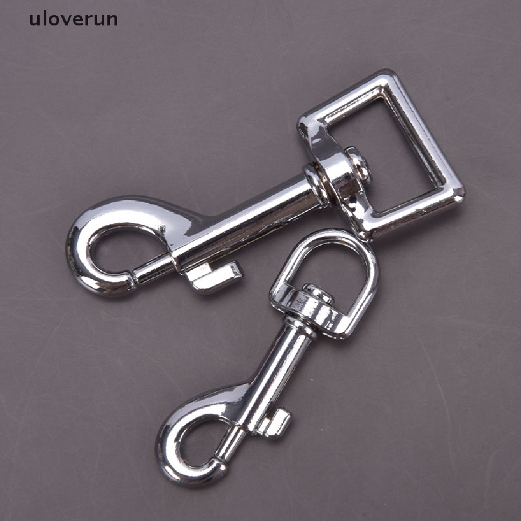 Uloverun Bộ Dây Xoay Bằng Kim Loại Kèm Khóa Cài Dành Cho Cún Cưng vn