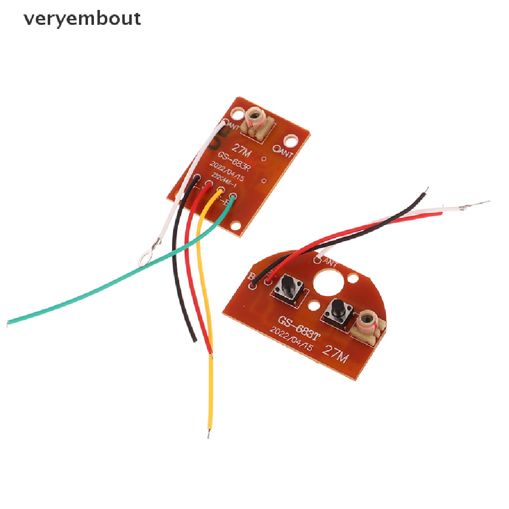 Bảng Mạch Điều Khiển Từ Xa 2CH RC 27MHz PCB Và Hệ Thống Nhận Tín Hiệu Radio Cho Xe Hơi / Xe Tải
