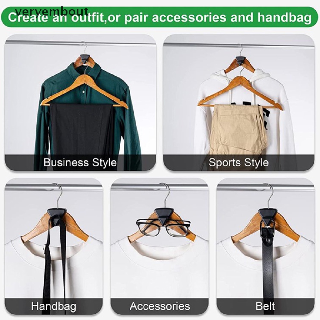 Set 3 Móc Treo Quần Áo Hình Tam Giác Siêu Cao Cấp Tiện Dụng