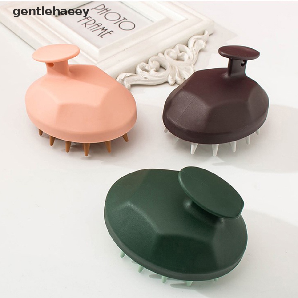 Bàn Chải Tắm Massage Da Đầu Bằng Silicone