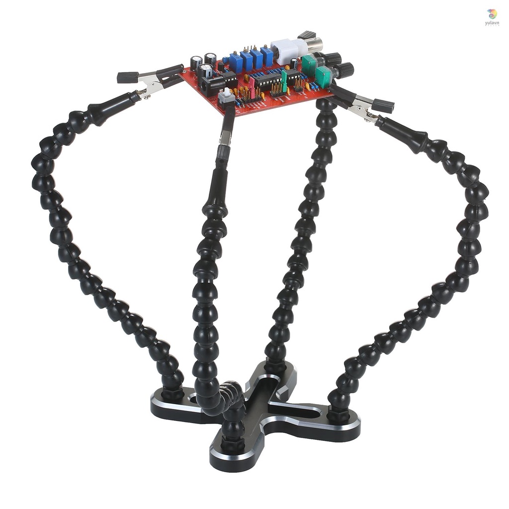 Giá Đỡ Đầu Hàn Linh Hoạt 4 Cánh Tay Bằng Hợp Kim Đa Năng