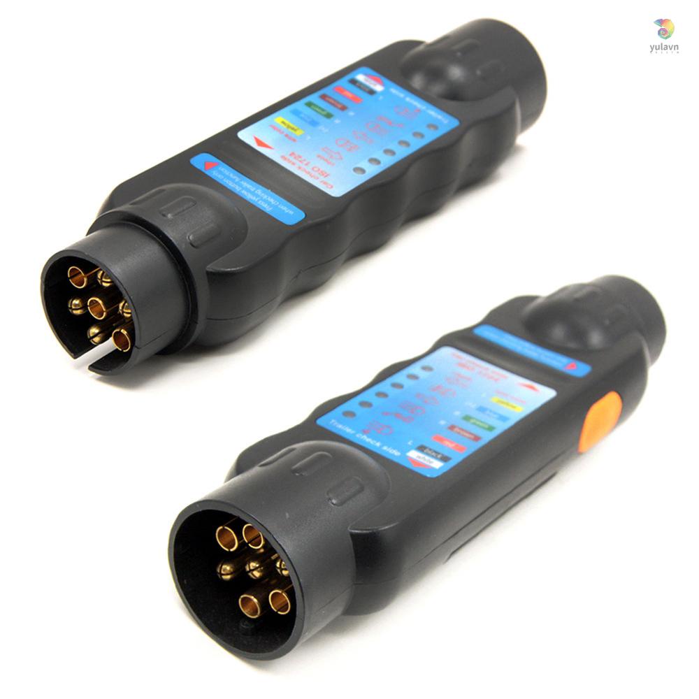 Dụng Cụ Kiểm Tra Mạch Điện 12V 7 Chấu Chuyên Dụng Cho Xe Hơi Xe Tải