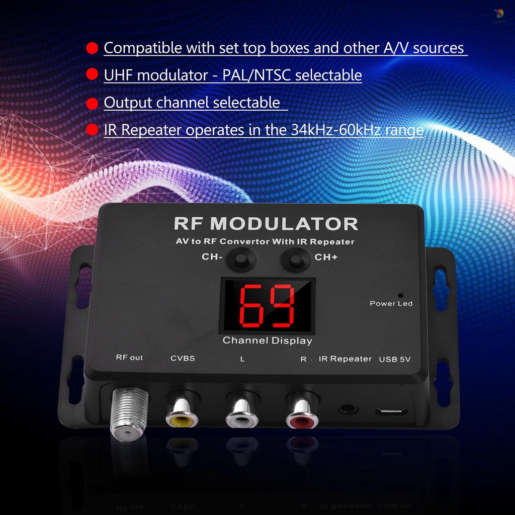 Mô Đun Phát Tín Hiệu AV Sang RF M60IR RF Chuyên Dụng