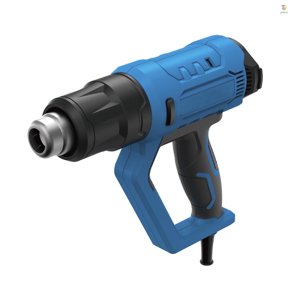 Bộ Máy Thổi Khí Nóng 2000W 4 Đầu Phun Với Bộ Cài Đặt 3 Rãnh 122-1112°F (50-600°CTranh Vẽ Bằng PVC Thu Gọn Được