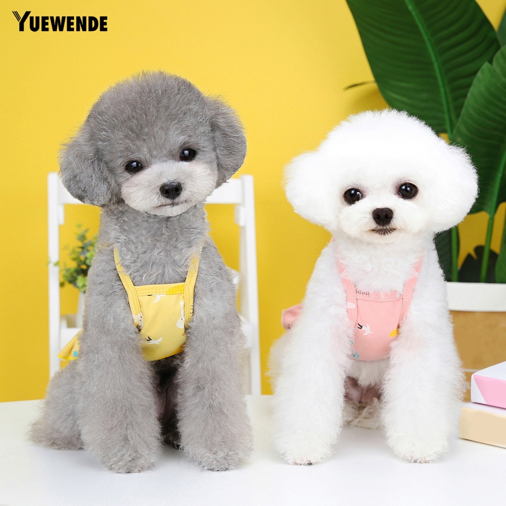 Đầm Mềm Mại In Họa Tiết Hoạt Hình Có Thể Giặt Rửa Cho Thú Cưng