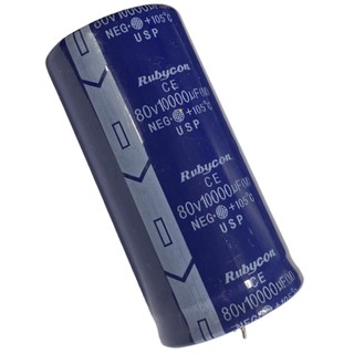 Tụ lọc nguồn rubycon 80v 10.000uf - điện tử lk shop
