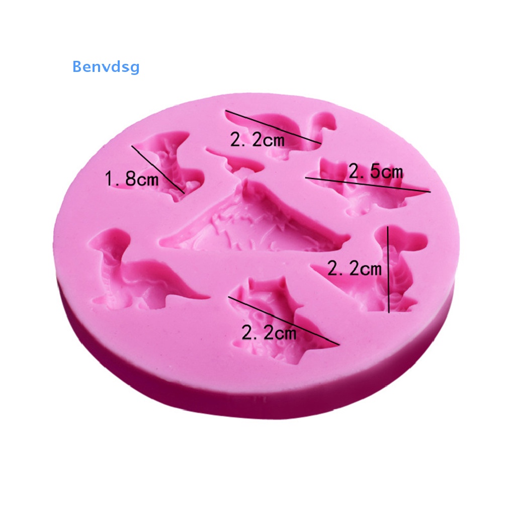 Khuôn silicone Tạo Hình Khủng Long Trang Trí Bánh Kem