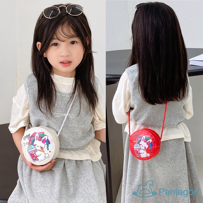 Túi Đeo Vai Bằng Da PU Trọng Lượng Nhẹ In Họa Tiết Hoạt Hình Thời Trang Mùa Hè Dành Cho Bạn Gái