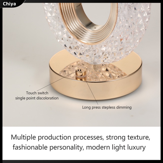 Bộ Đèn Led Để Bàn Có Thể Điều Chỉnh Độ Sáng Kèm Đế Điều Khiển Cảm Ứng Sang Trọng