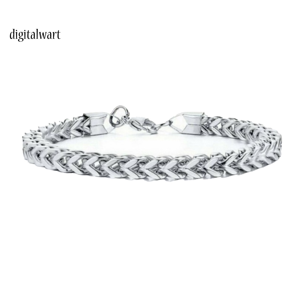 Kỹ Thuật Số| Vòng Đeo Tay Bằng Thép Titan Họa Tiết Xương Rắn Phong Cách Âu Mỹ Cá Tính Thời Trang Cho Nam