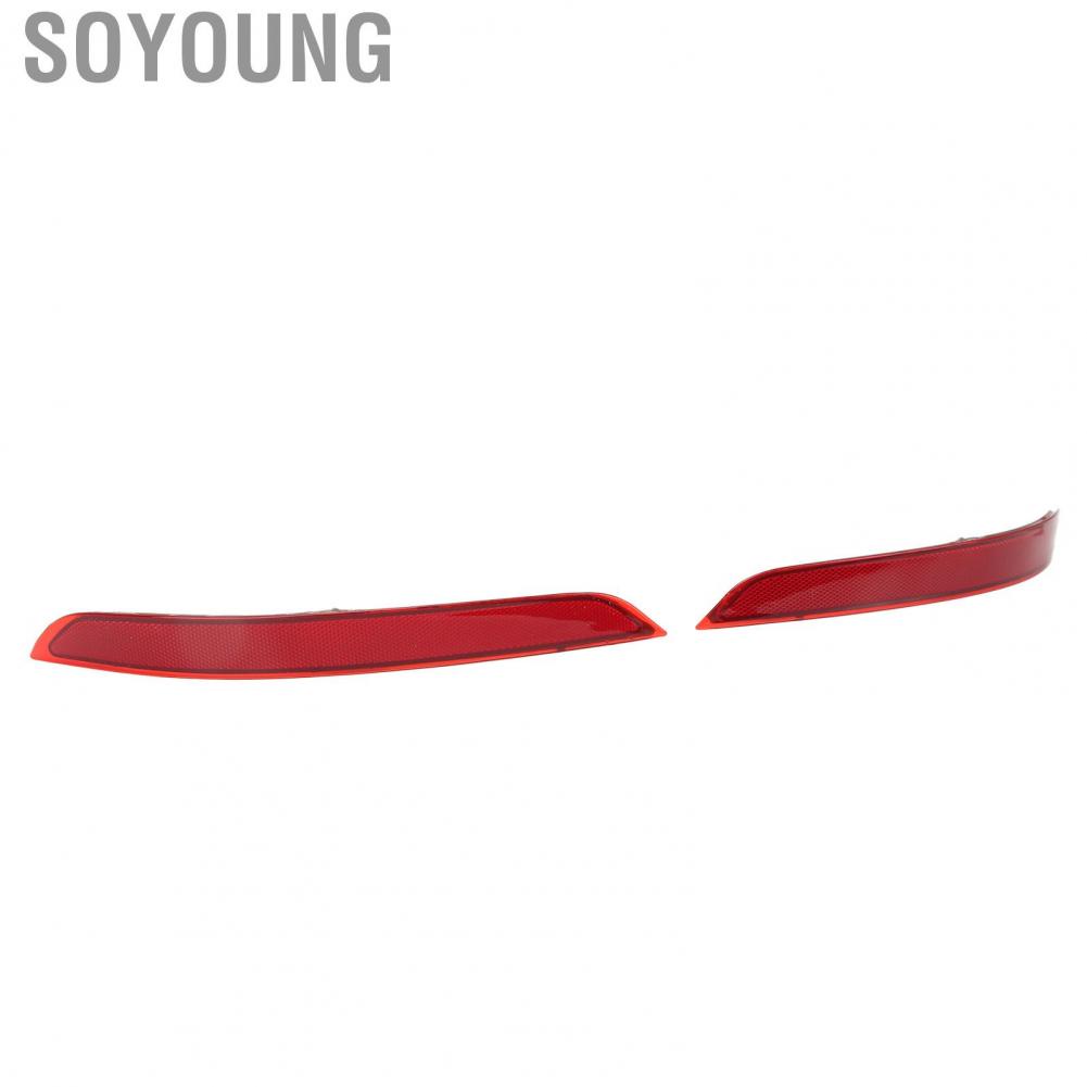 Soyoung Red Lens Rear Bumper Reflector 63147290092 Safe Driving Improve Car Visibility for X5 F15 2014-2018