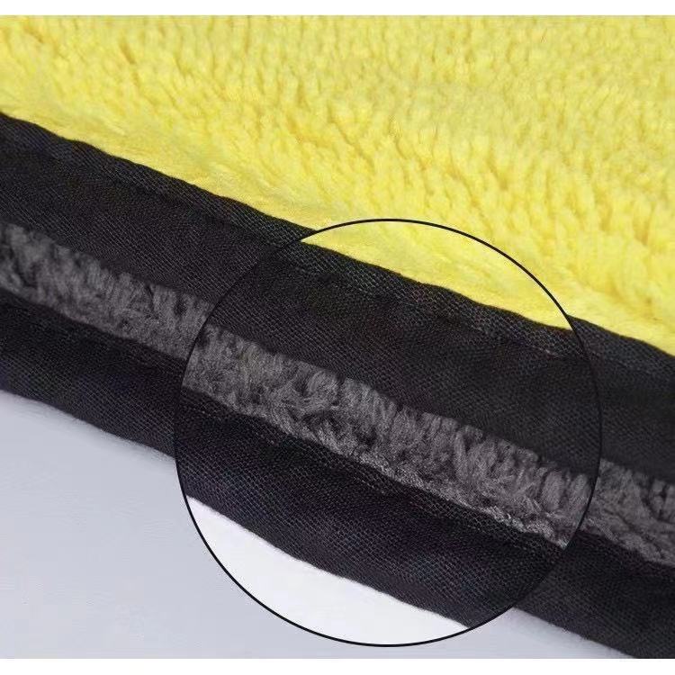 Khăn Lau Xe Hơi Chất Liệu microfiber 3D Thấm Hút Nước Tốt Kích Thước 30X30Cm
