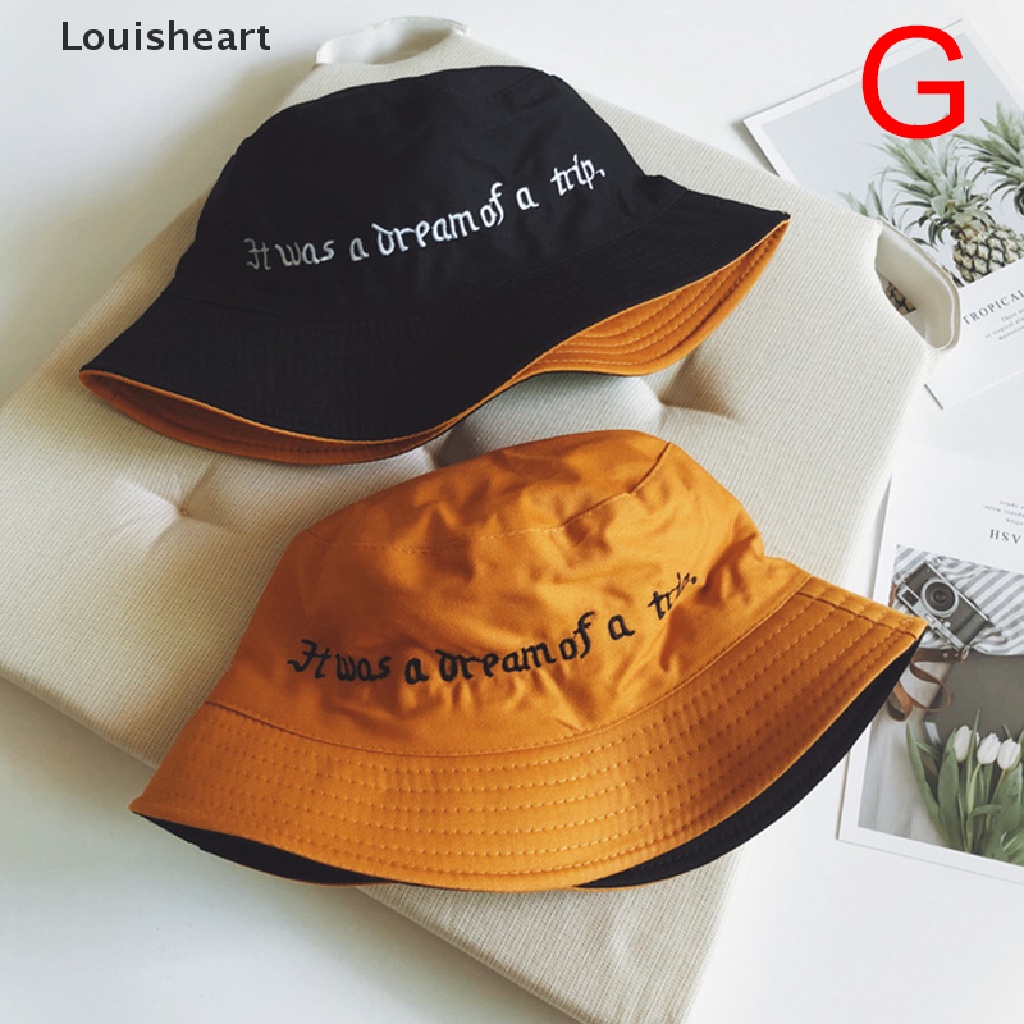 Nón Tai Bèo Louisheart Chất Liệu Cotton Hai Mặt Thoáng Khí Thời Trang Unisex