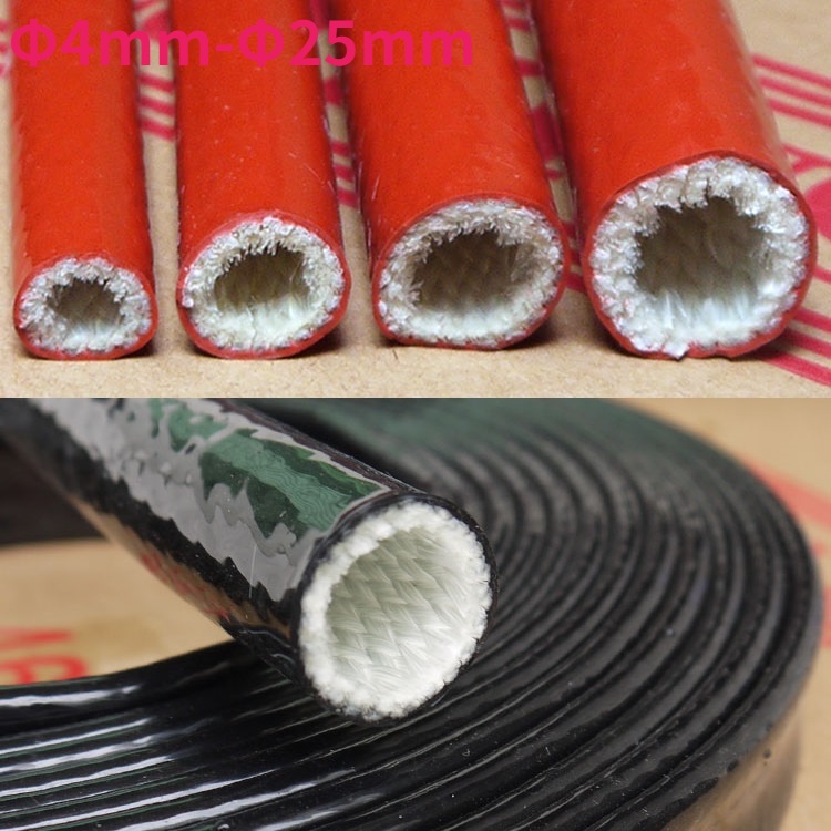 Ống Silicone Thủy Tinh Chịu Nhiệt Độ Cao Chống Cháy 1M 4Mm-25Mm
