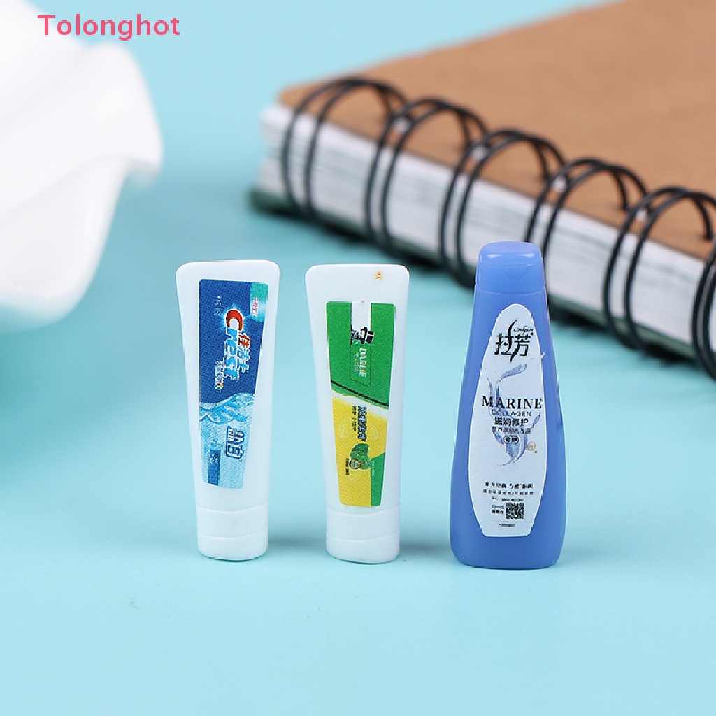 Set 5 / 7 Đồ Chơi Mô Hình Toilet Trang Trí Nhà Búp Bê Tỉ Lệ 1: 12