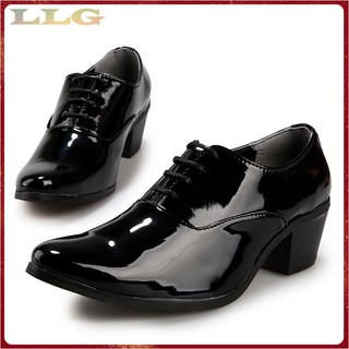 Giày da đế xuồng dày 6cm thời trang công sở cho nam