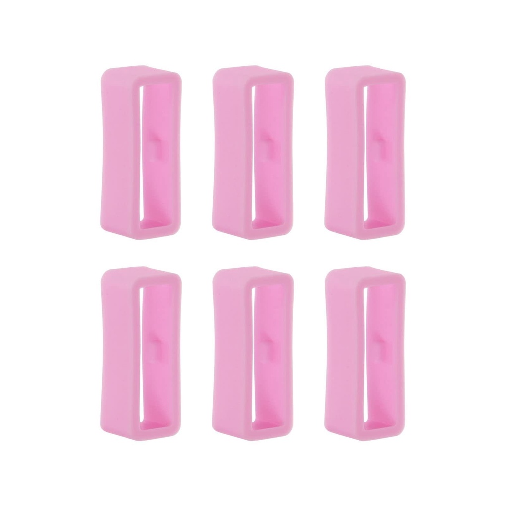 Set 6 Vòng Cao Su Cài Khóa Dây Đồng Hồ 20mm