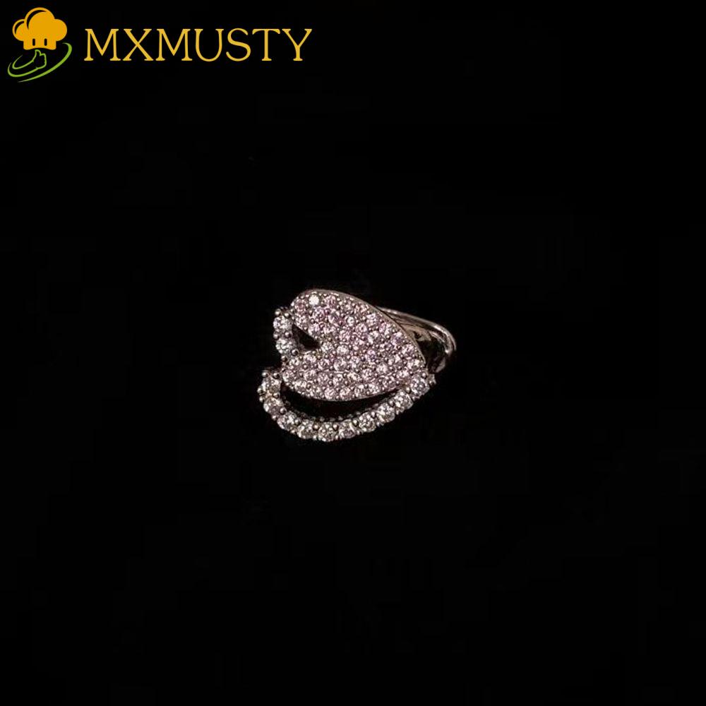 Bông Tai Dạng Kẹp Thiết Kế Sáng Tạo Cá Tính Cho Nữ|Khuyên Vành Tai Hình Trái Tim