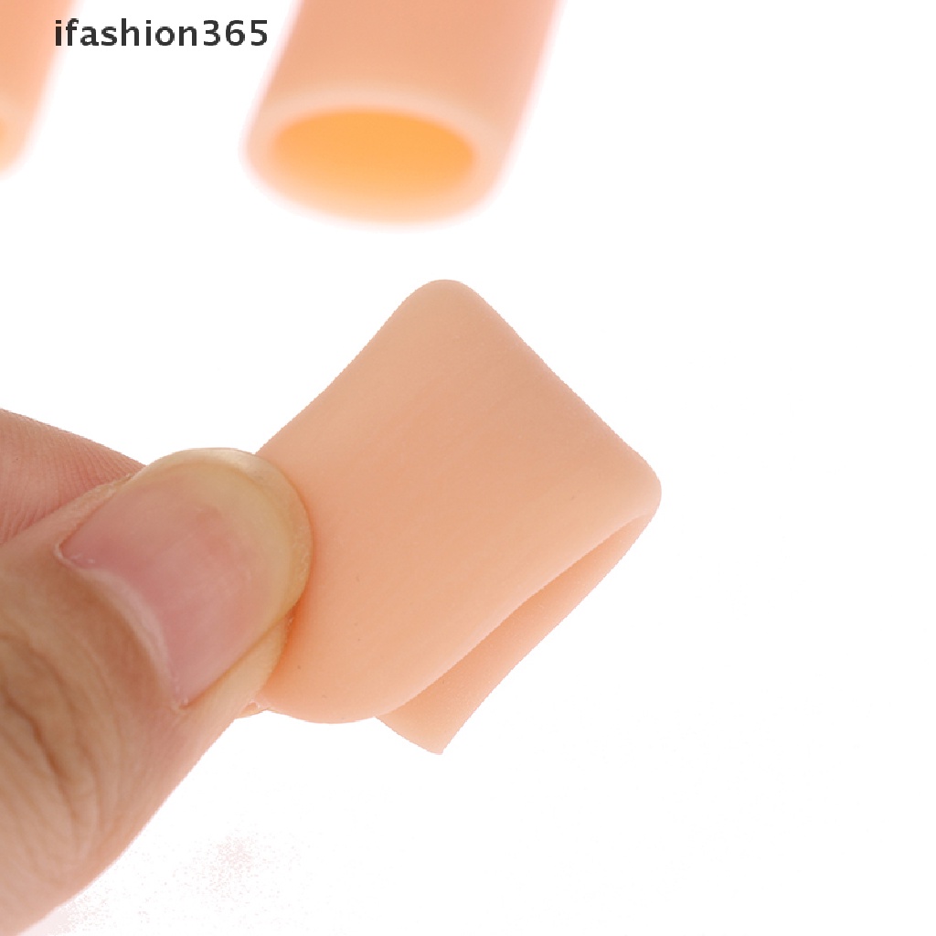 Set 10 Nắp Silicon Bảo Vệ Ngón Tay Giảm Đau Tiện Dụng ifashion365