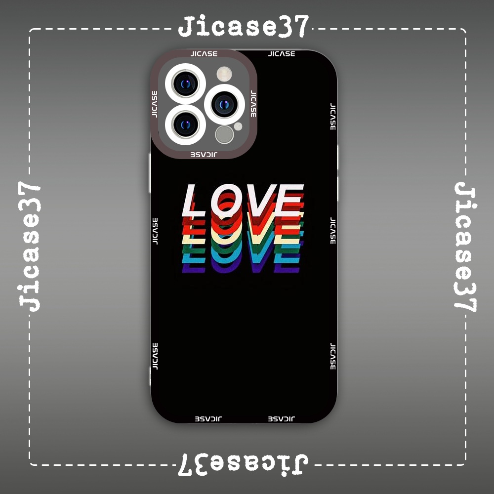 Ốp lưng iphone Cute Case Tình Yêu Love Sign Aesthetic Tranh Số Hoá Tặng Kèm Phụ Kiện Túi Xách MK Hình Cute Case