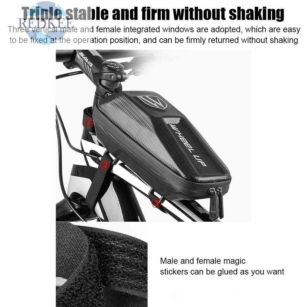 Túi Cứng Đựng Đồ Dùng Treo Khung Xe Đạp Tiện Dụng