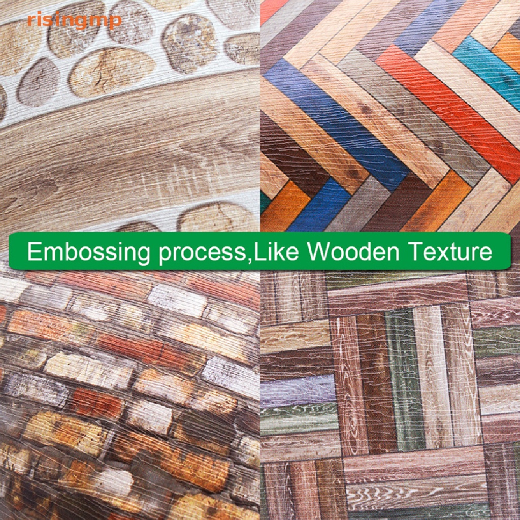 1 Miếng Dán Tường Giả Gạch Trang Trí Nhà Búp Bê 1: 12