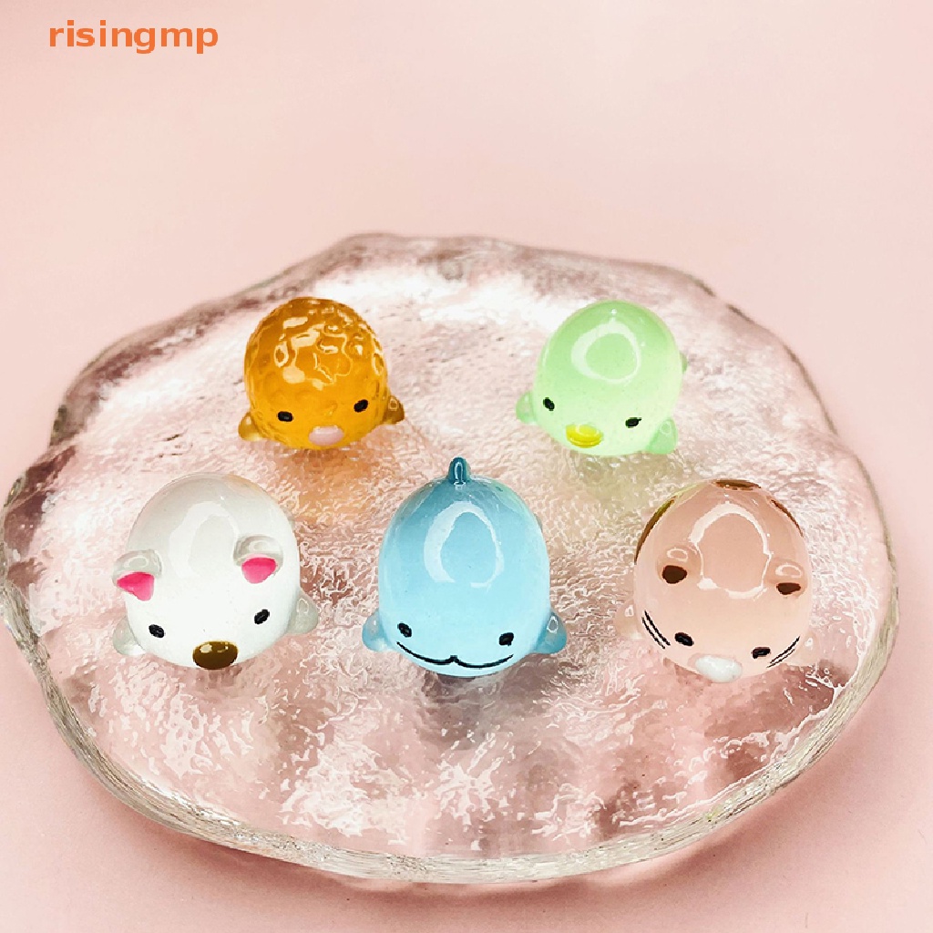 [risingmp] 5 Đồ trang trí Trang Trí Mini Bằng Nhựa Phát Sáng Trong Bóng Tối