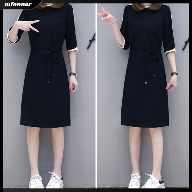 Đầm Nữ Tay Lửng Hai Dây Nhấn Eo Thời Trang Quyến Rũ