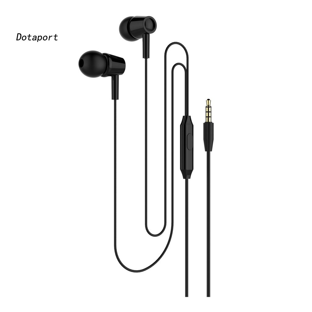 Tai Nghe Nhét Tai Jack 3.5mm Có Micro Âm Thanh Siêu Trầm