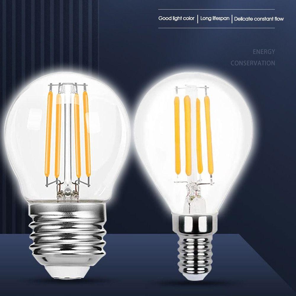 DORAW Bóng Đèn LED G45 E14 E27 Thủy Tinh Phát Quang 3000K / 6500K