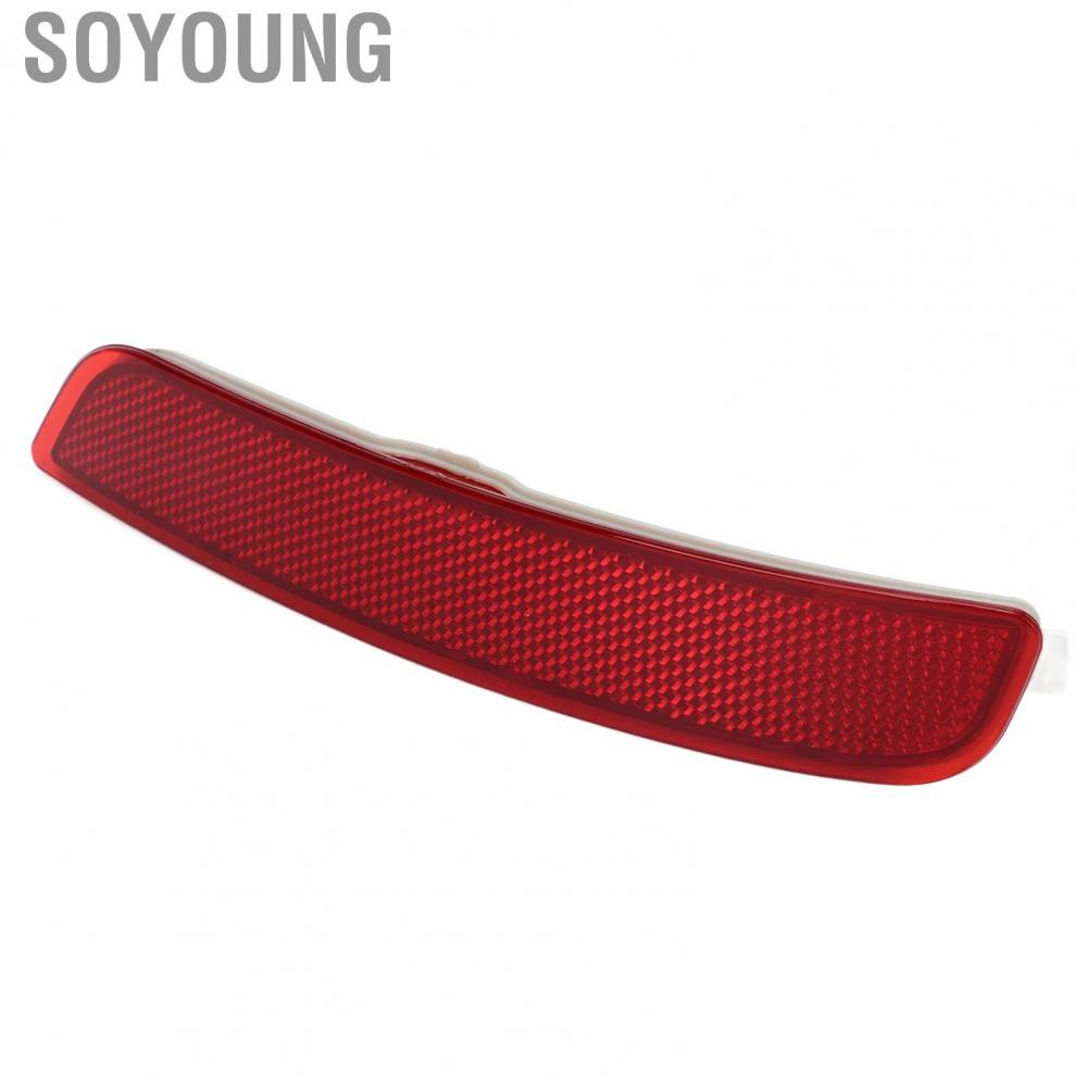 Soyoung Rear Bumper Reflector Tape  Effectively Reflect Lights Lightweight Colorfast Rear Bumper Reflector Shock Proof 63147847592 Remind Location  for Trip