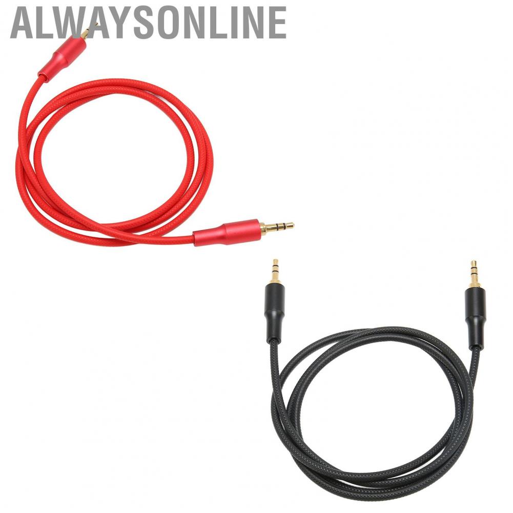 Alwaysonline 3.5mm Male to Sound Aux Cable Stereo Cord for Earphones Car  A