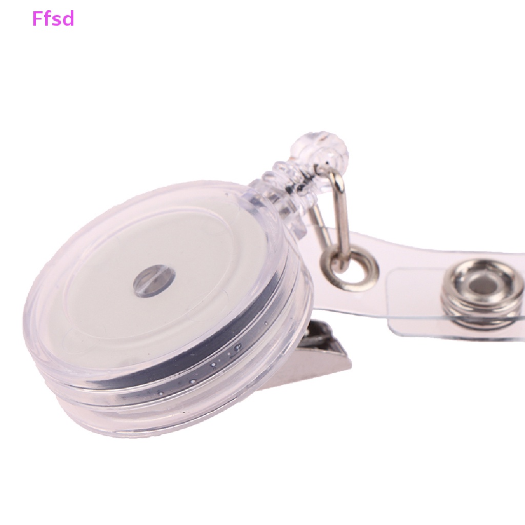 Kẹp ID / Huy Hiệu Y Tá Trong Suốt Xoay 360 Độ Tiện Dụng