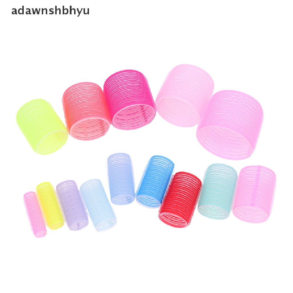 Set 6 Lô Quấn Tóc Tự Dính Nhiều Kích Thước Khác Nhau DIY