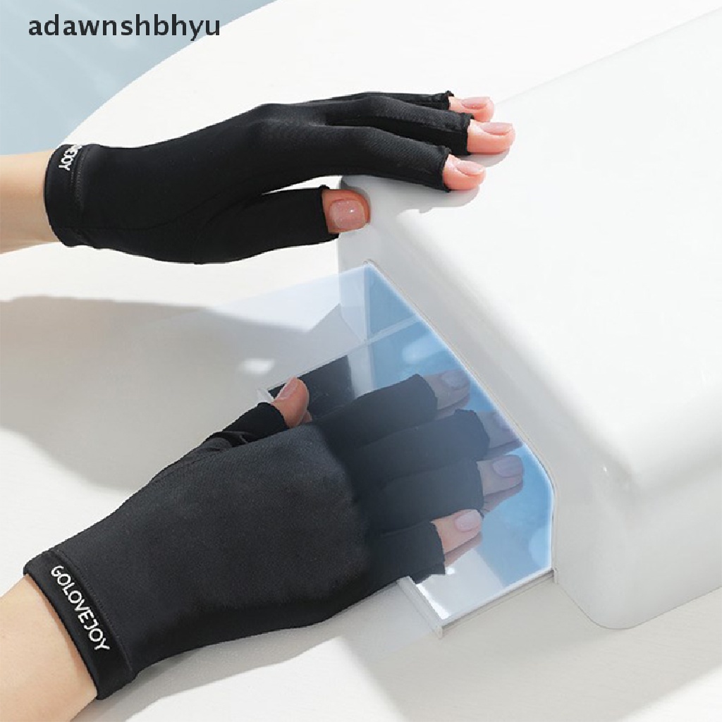 1 Đôi Găng Tay Chống Tia UV Không Ngón Tiện Dụng Khi Làm Móng
