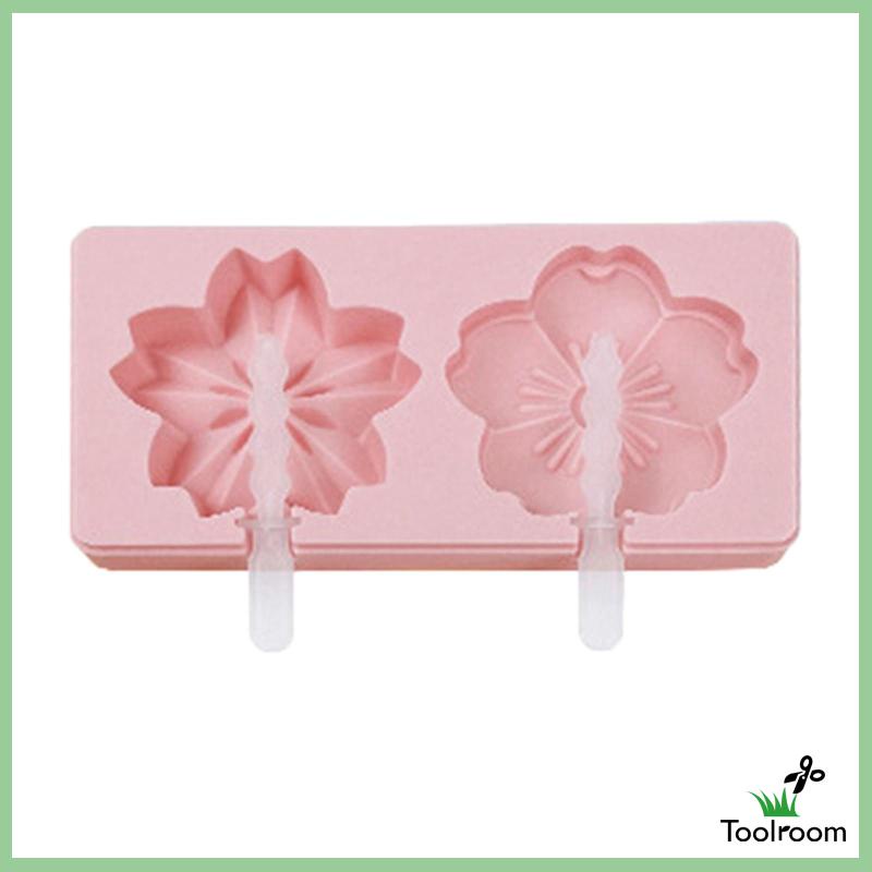 Bộ Dụng Cụ Làm Kem Que Hình Hoạt Hình Dễ Thương Tháo Rời Được