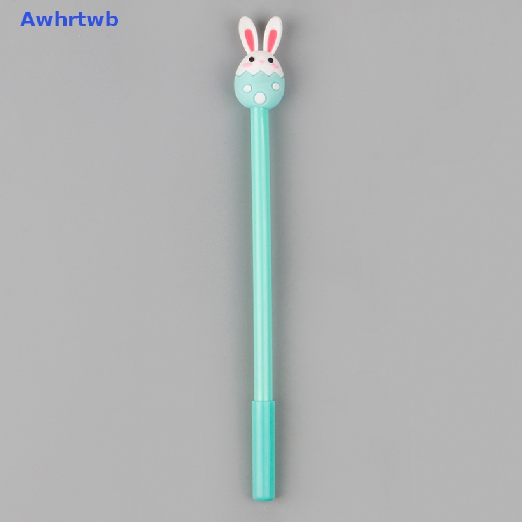 Set 3 Bút Mực Gel Ngòi 0.5mm Hình Thỏ Trứng Phục Sinh Dễ Thương Mới