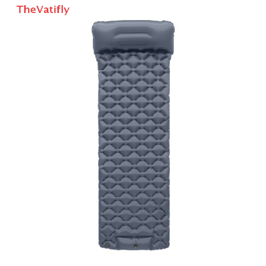 Đệm Bơm Hơi Siêu Nhẹ Tích Hợp Gối Tựa Đầu Tiện Dụng Mang Theo Du Lịch / Cắm Trại