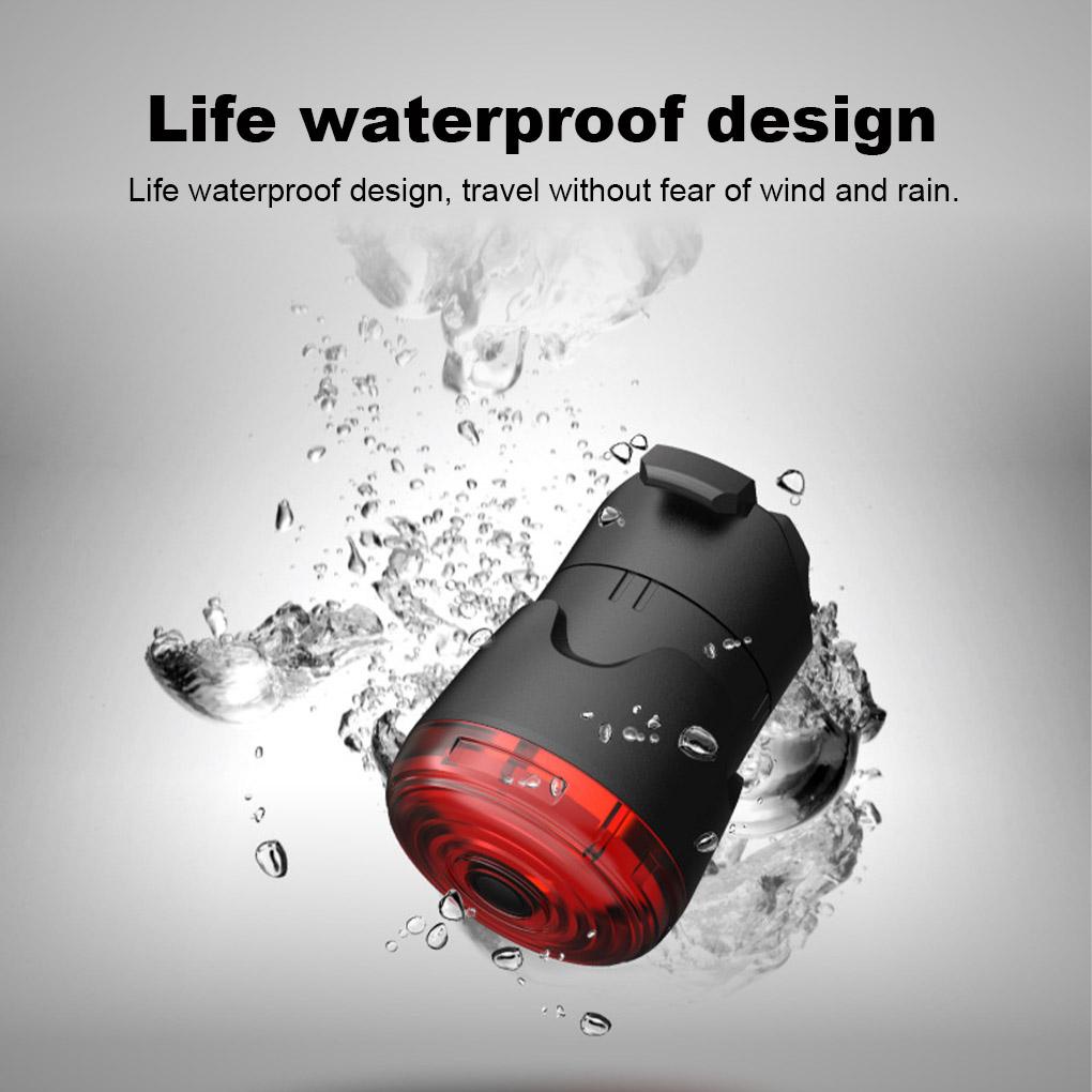 Đèn Hậu Cảnh Báo Chống Thấm Nước Có Thể Sạc Lại Cho Xe Đạp