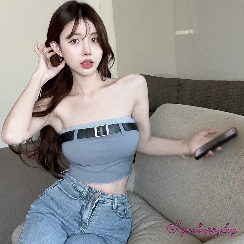 Áo Ống Mỏng Phong Cách Mỹ Thời Trang Mùa Hè Cho Nữ