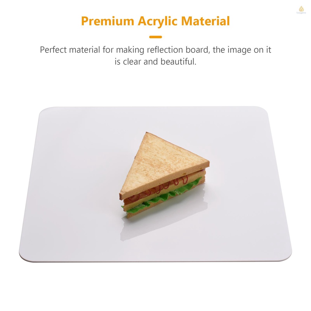 Tấm Phông Nền Chụp Ảnh Hình Vuông 40X40cm Bằng Acrylic Phản Quang Tiện Dụng