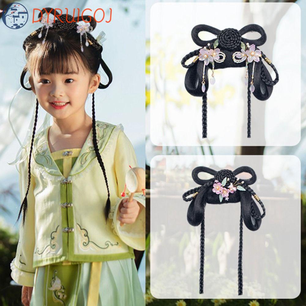 Tóc Giả Bằng Sợi Tổng Hợp Tự Nhiên Dành Cho Bé Chụp Ảnh