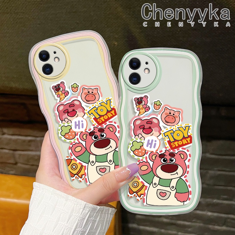Ốp Điện Thoại Silicone Mềm Chống Sốc In Hình Gấu / Dâu Tây Cho Realme 3 Pro Realme 3i 3i