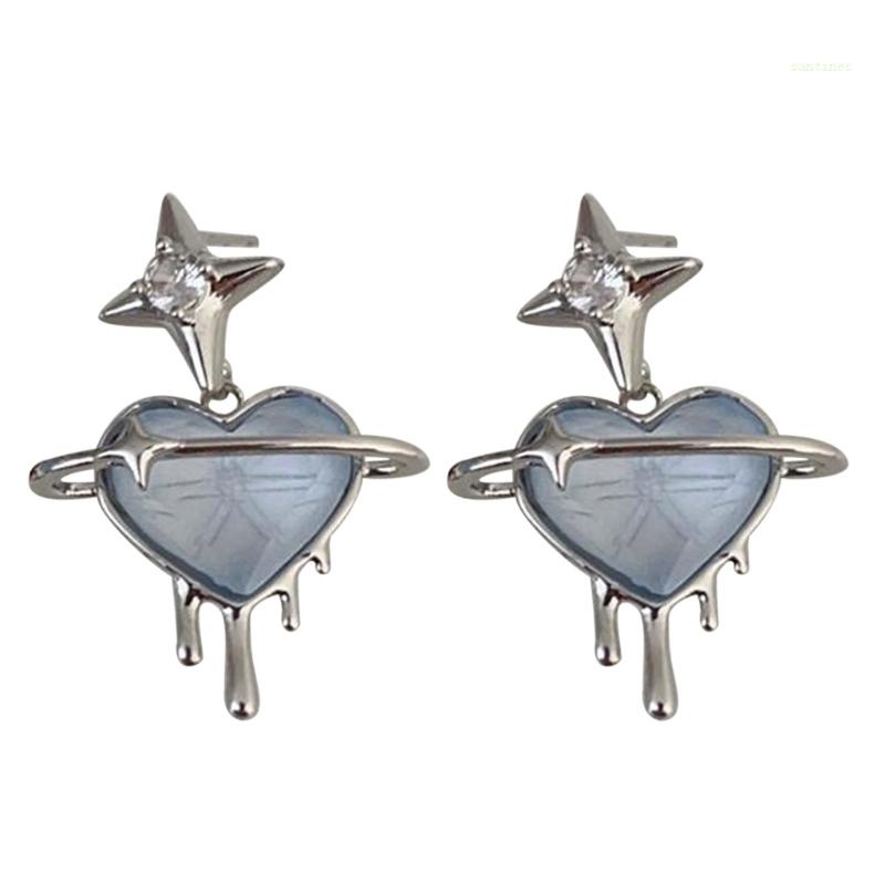 Khuyên Tai Hình Thánh Giá Ngôi Sao Đơn Giản Ngọt Ngào