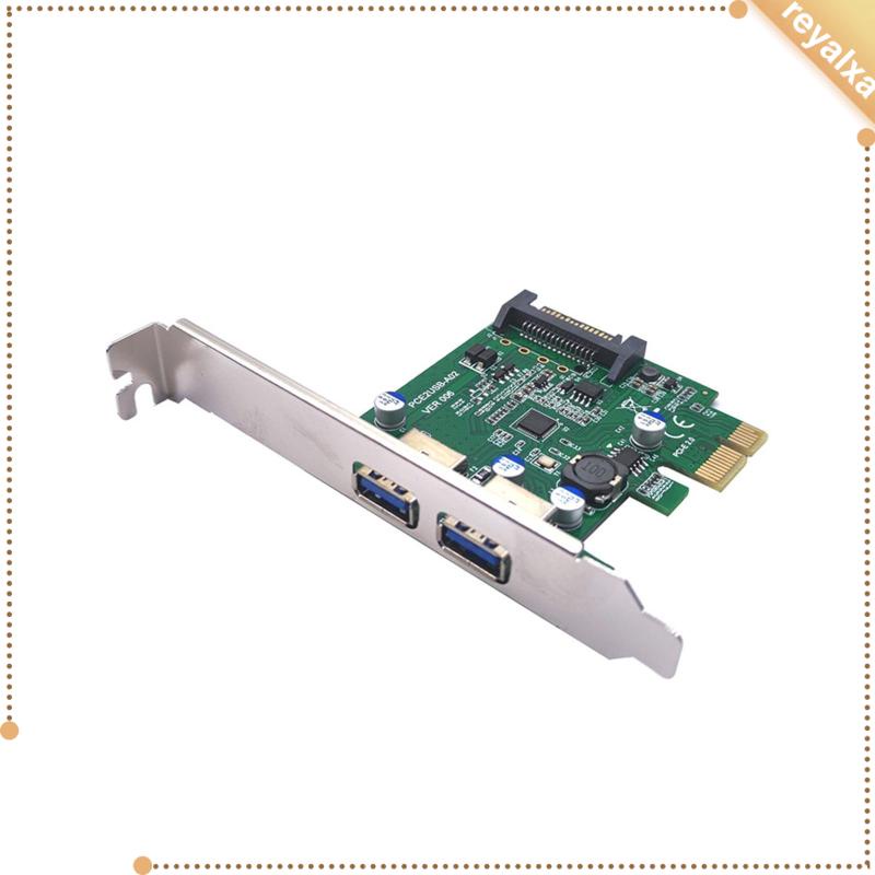 Card Mở Rộng 2 Cổng Pcie 1x Sang USB 3.2 Gen1 5Gbps Cho Máy Tính