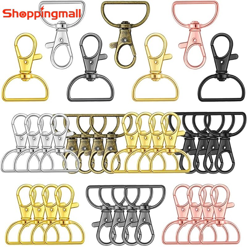 [Sunshine] [Featured] Móc Kẹp Chữ D Bằng Kim Loại Dùng Làm Móc Khóa / Dây Móc Khóa / Ví / Móc Càng Cua Dùng Làm Đồ Thủ Công