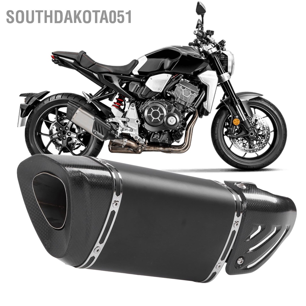 Southdakota051 51Mm Đa Năng Ống Xả Xe Máy Sợi Carbon Hút Đuôi Tái Trang Bị